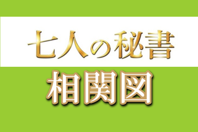 7人の秘書の相関図（テレ朝ドラマ）！木村文乃他出演者の関係は？